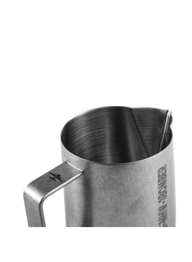 MHW-3BOMBER Latte Art Pitcher 5.0 Silver Spot – 600 ml Stainless Steel Milk Frothing Jug with Patented Crocodile Spout, Ergonomic Handle - Image 4